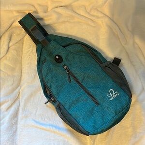 Waterfly Teal Sling Backpack